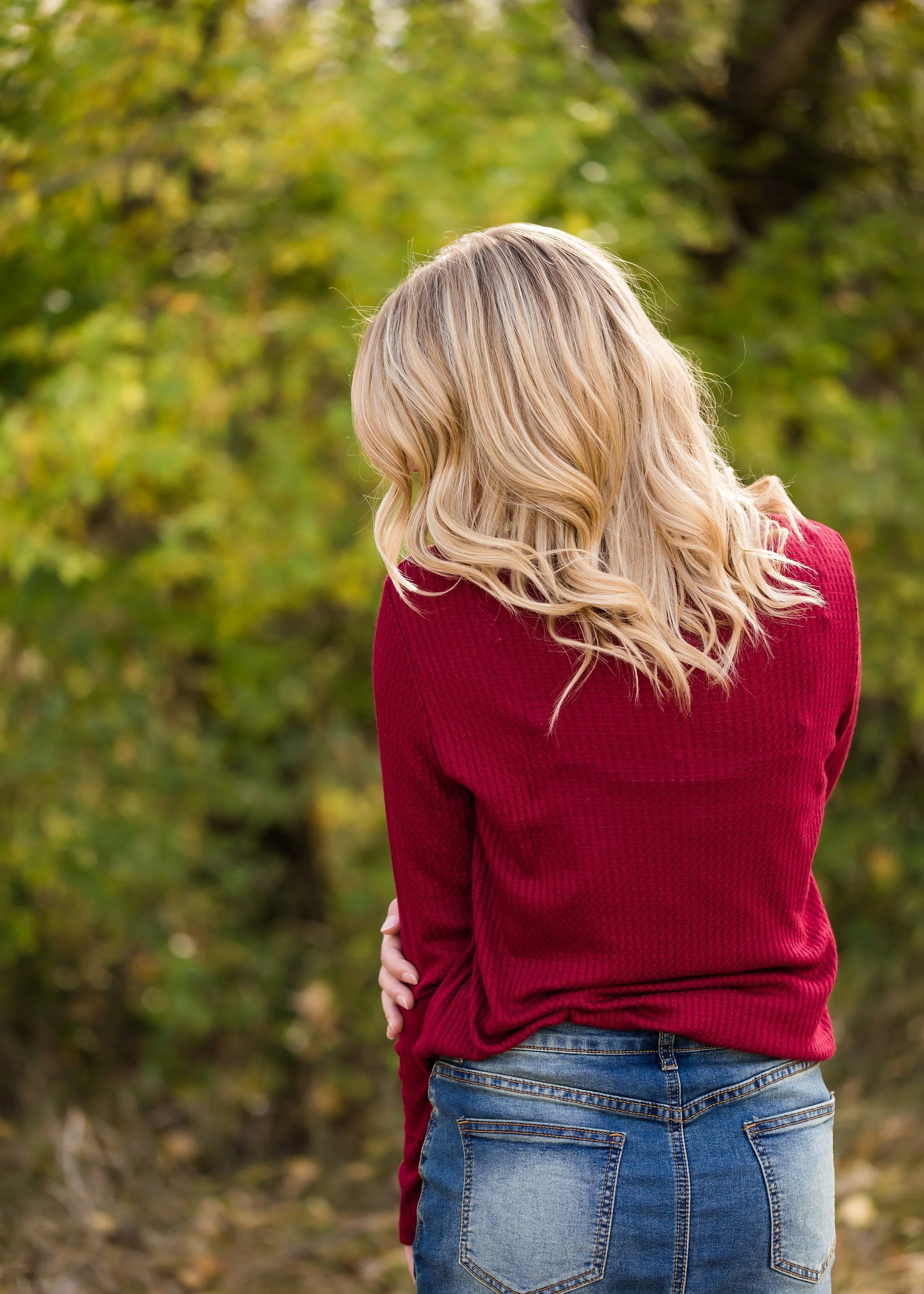 Super Soft Waffle Knit Top on Final Sale