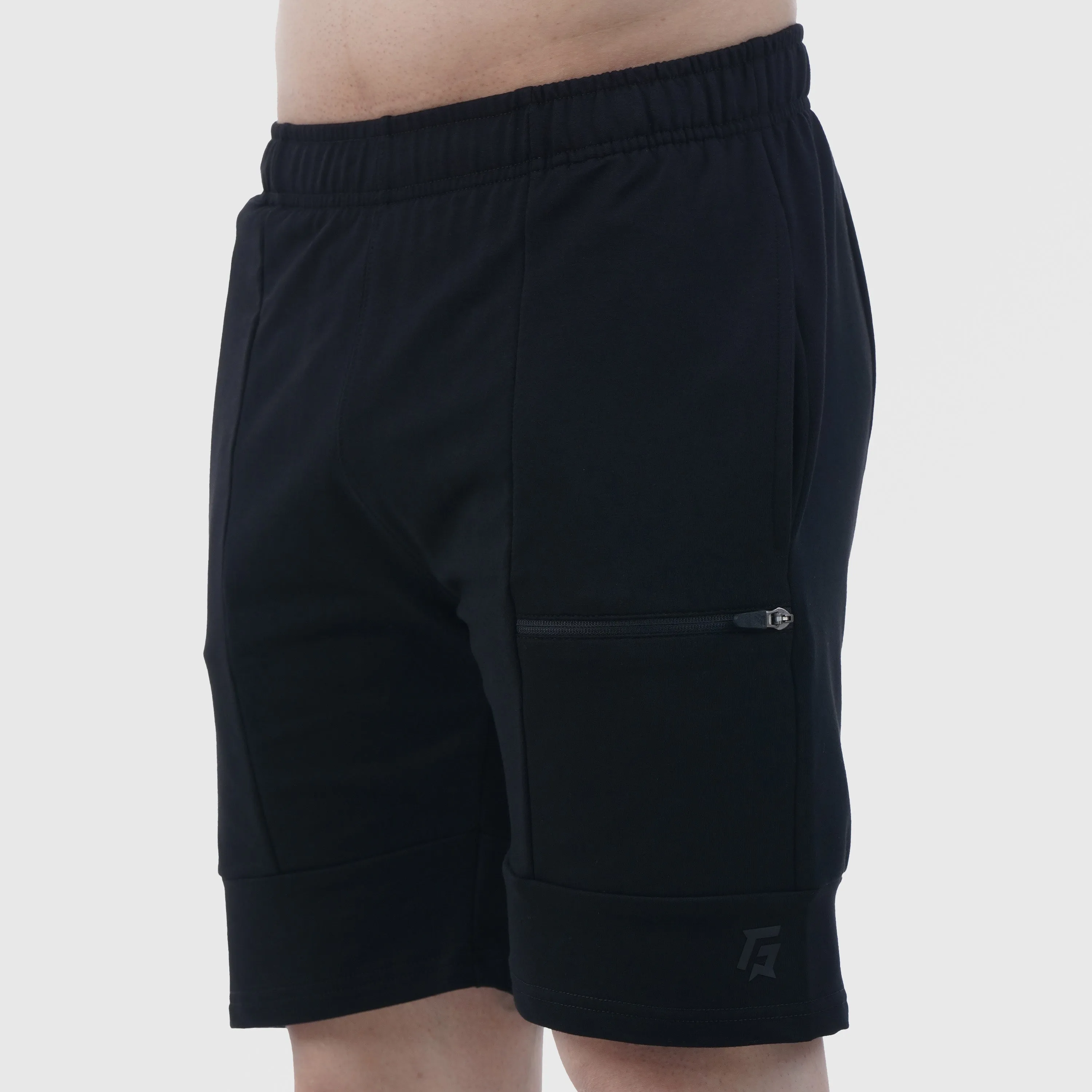 Black Quick-Dry Running Shorts