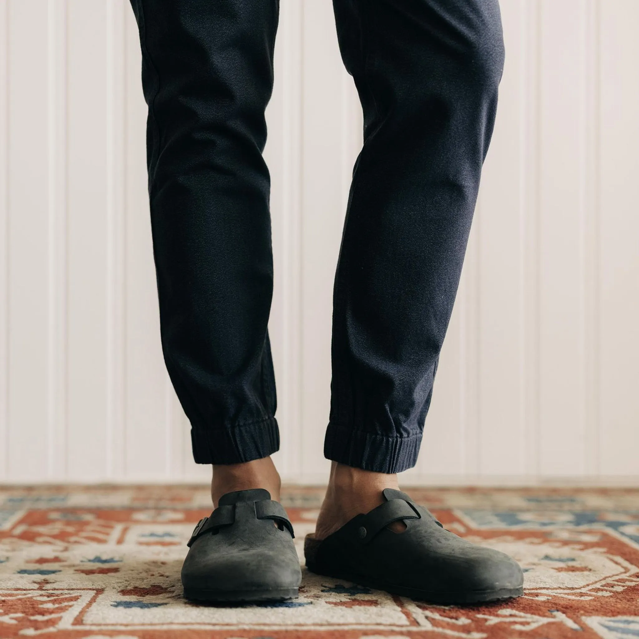 Navy Twist Jaspe Twill Apres Trousers