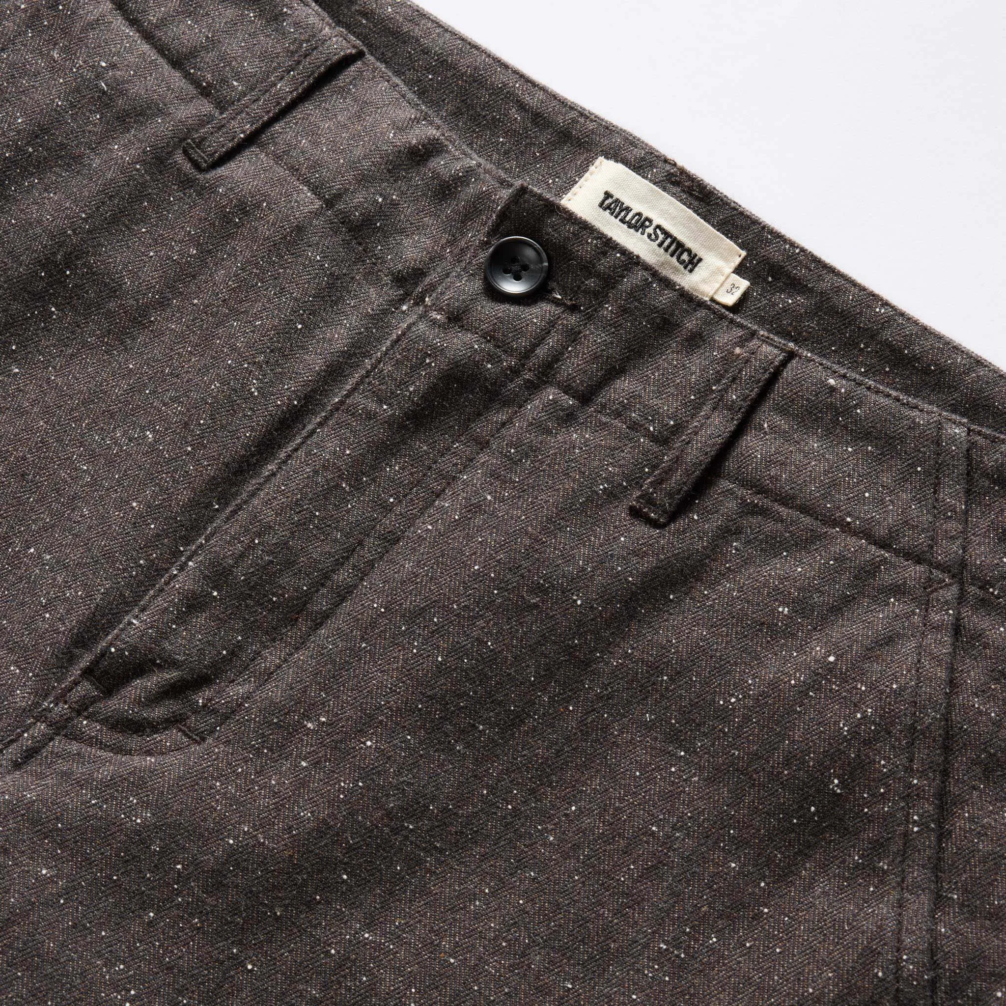 Peat Nep Herringbone Carnegie Trousers