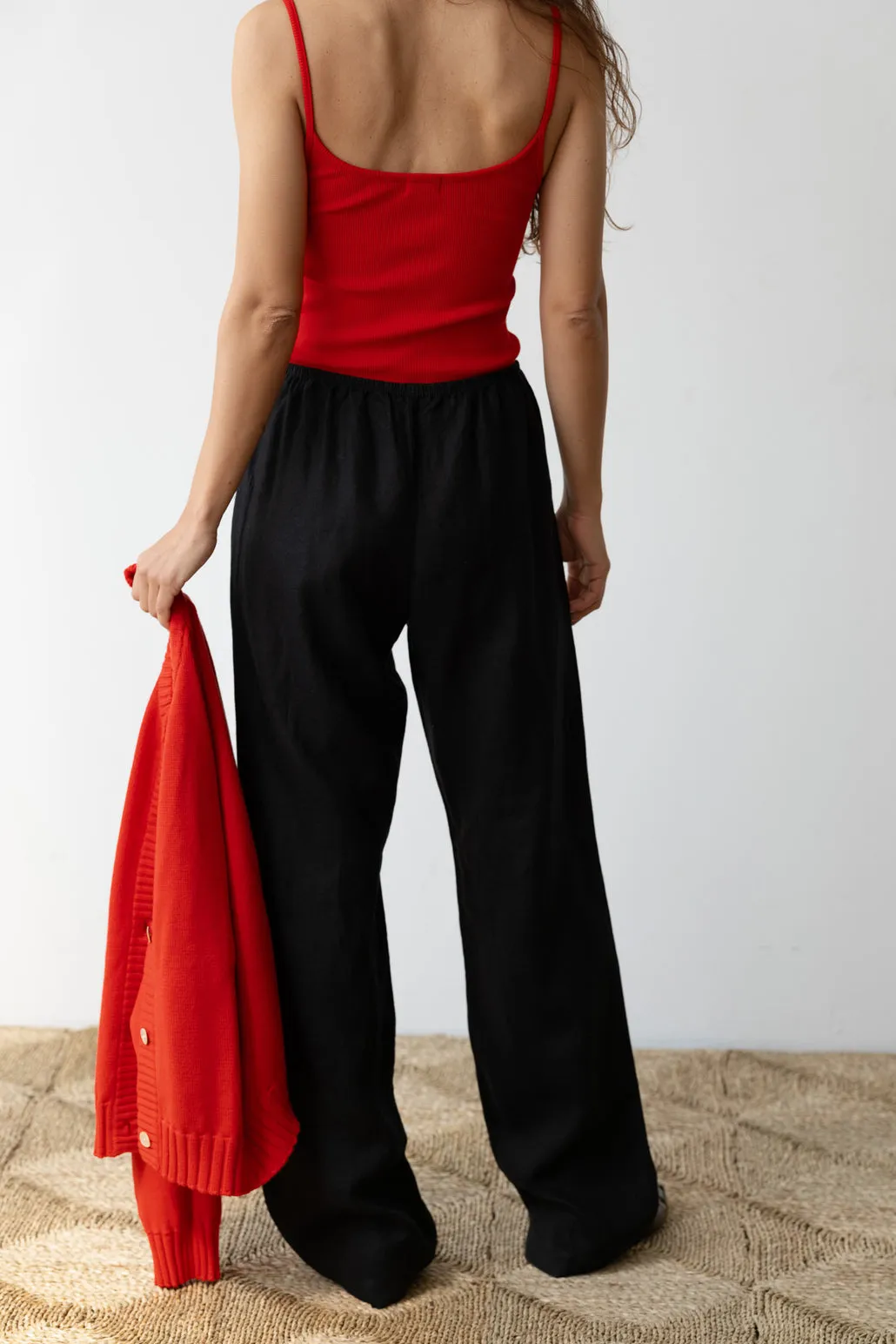 The Linen Simple Jet Pant