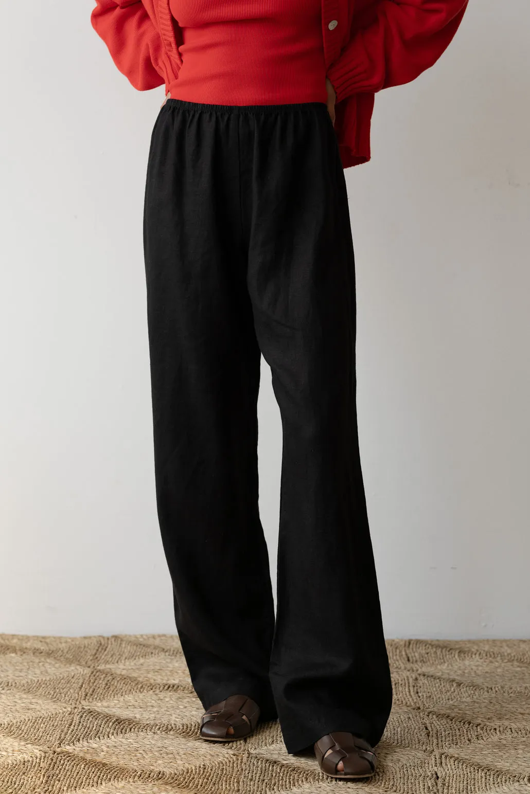 The Linen Simple Jet Pant