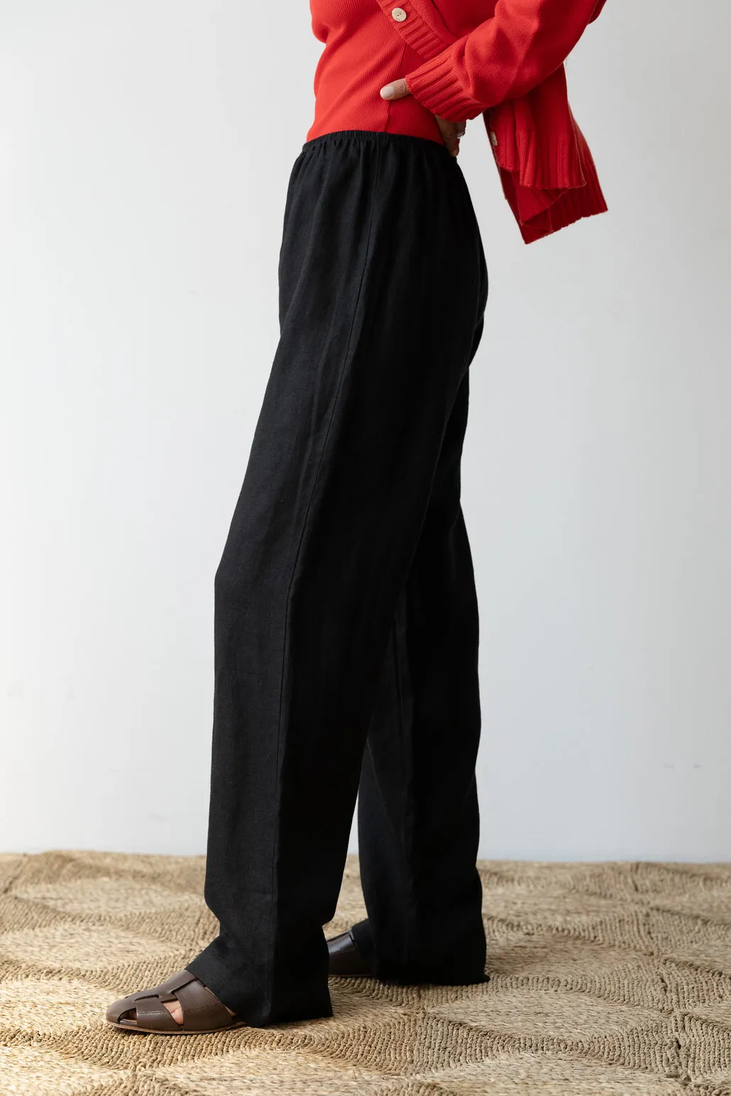 The Linen Simple Jet Pant