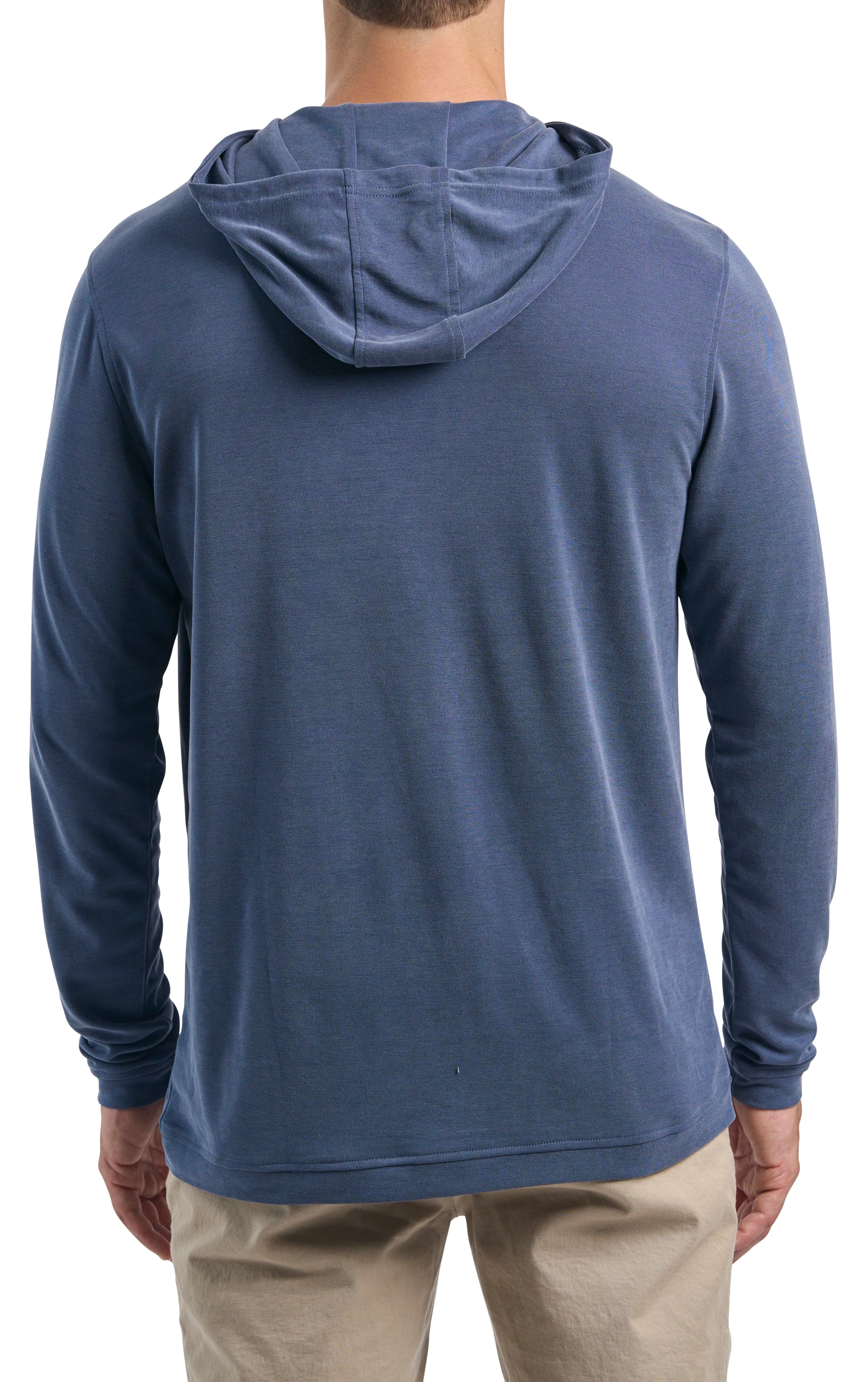 Seaside Hoodie - Beaufain Blue