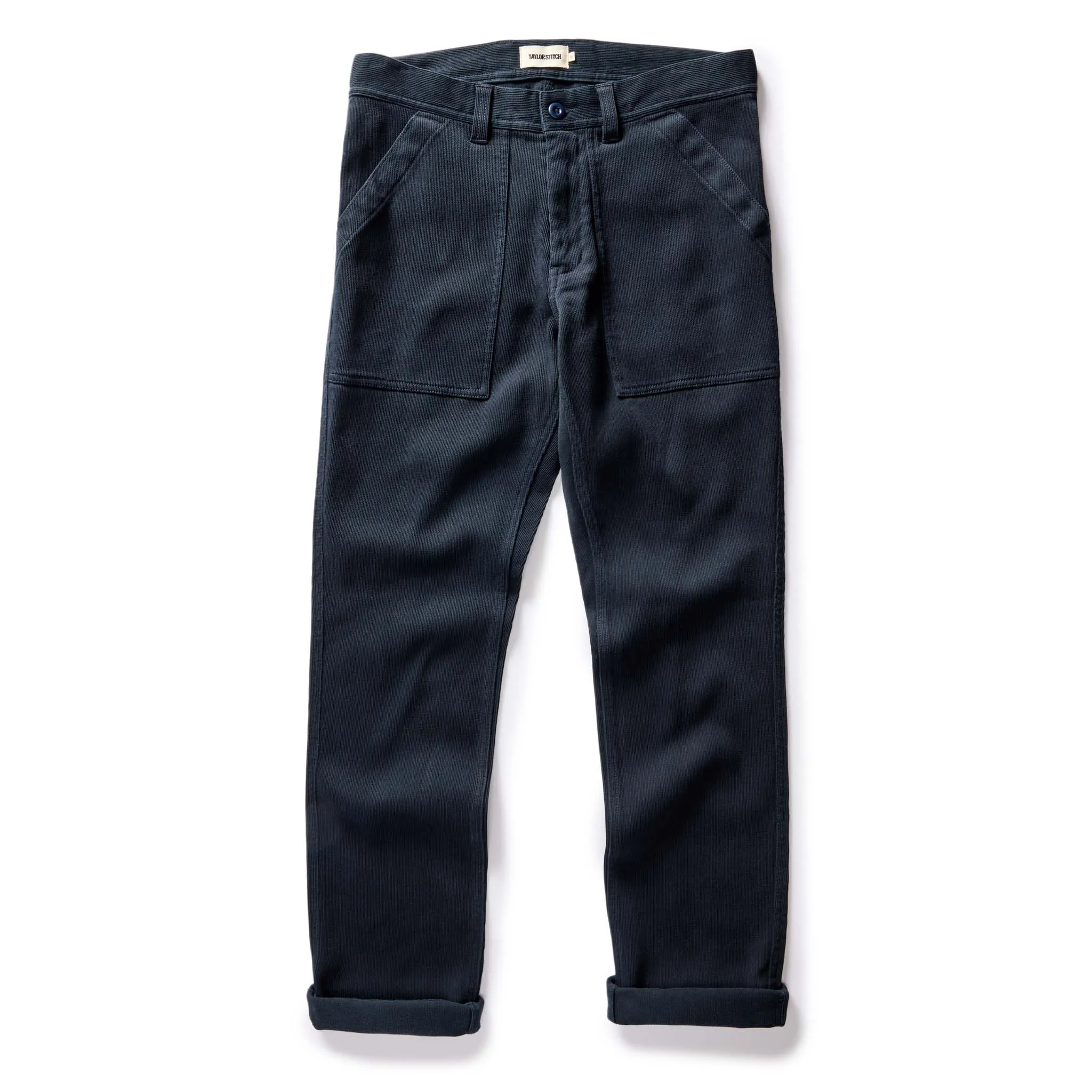 Dark Navy Bedford Cord Trail Pant