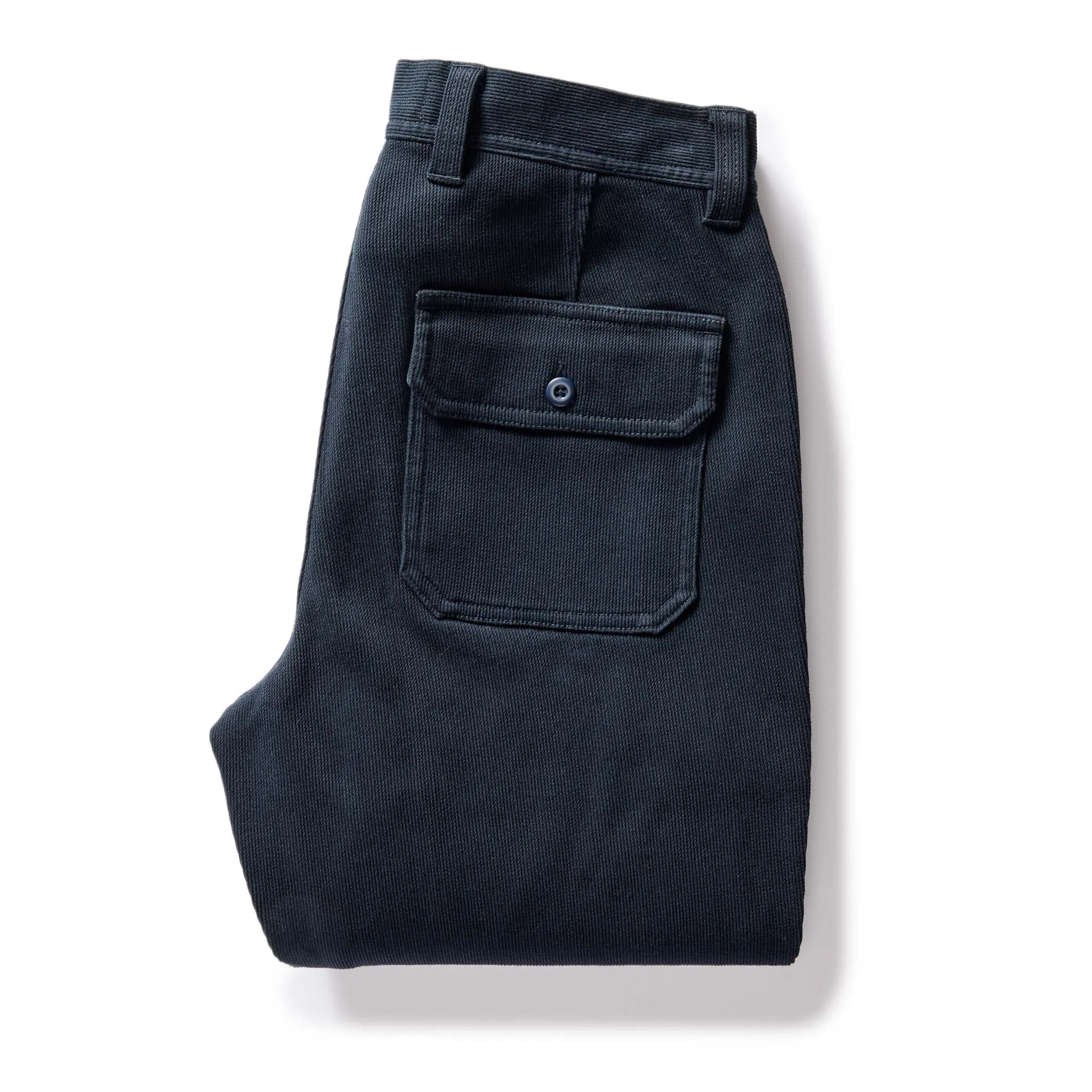 Dark Navy Bedford Cord Trail Pant