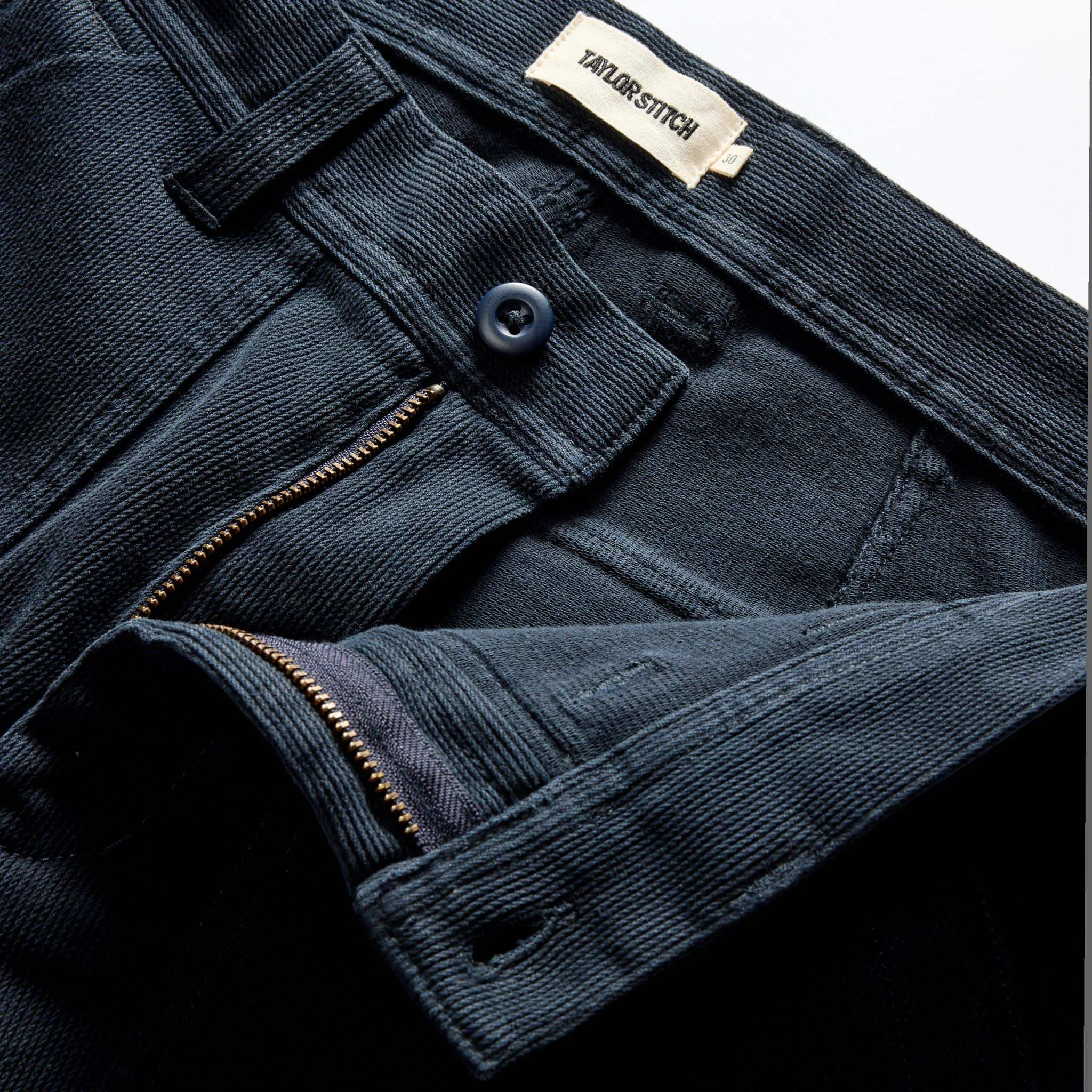 Dark Navy Bedford Cord Trail Pant