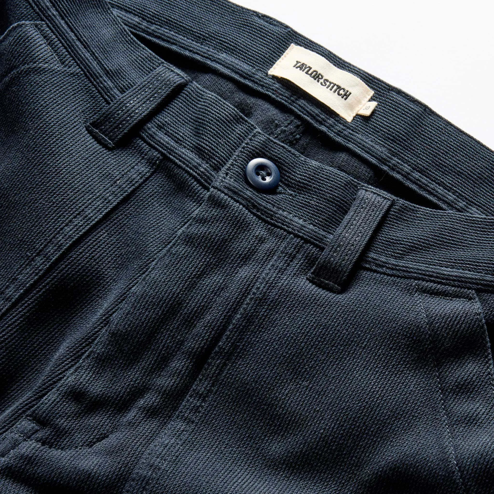 Dark Navy Bedford Cord Trail Pant