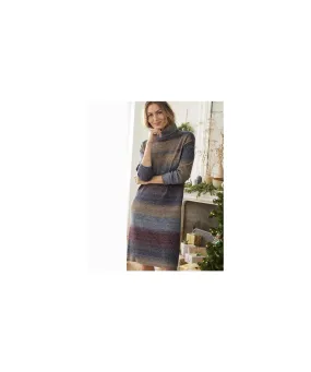 Cosy Knit Sweater Dress in Thermal Material