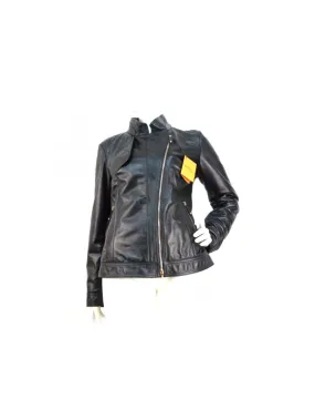 Tod's lined leather jacket for women.