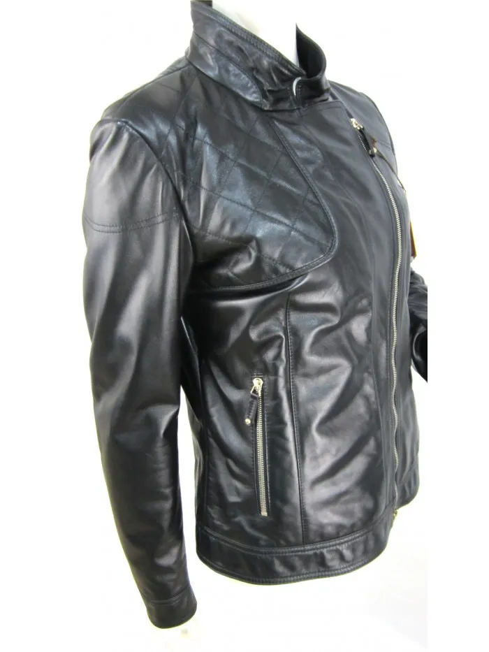 Tod's lined leather jacket for women.