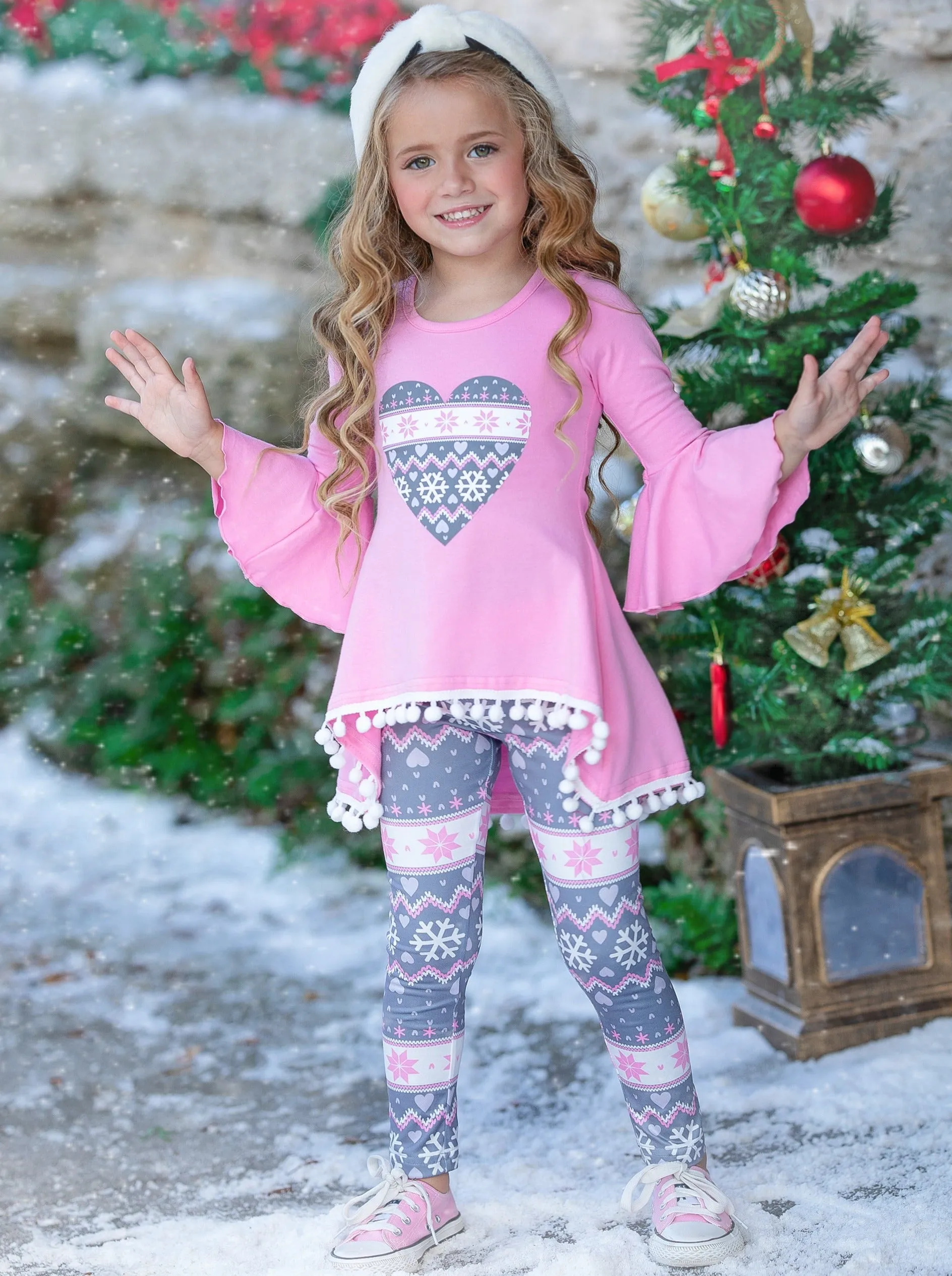 Winter Legging Set with Cozy Print