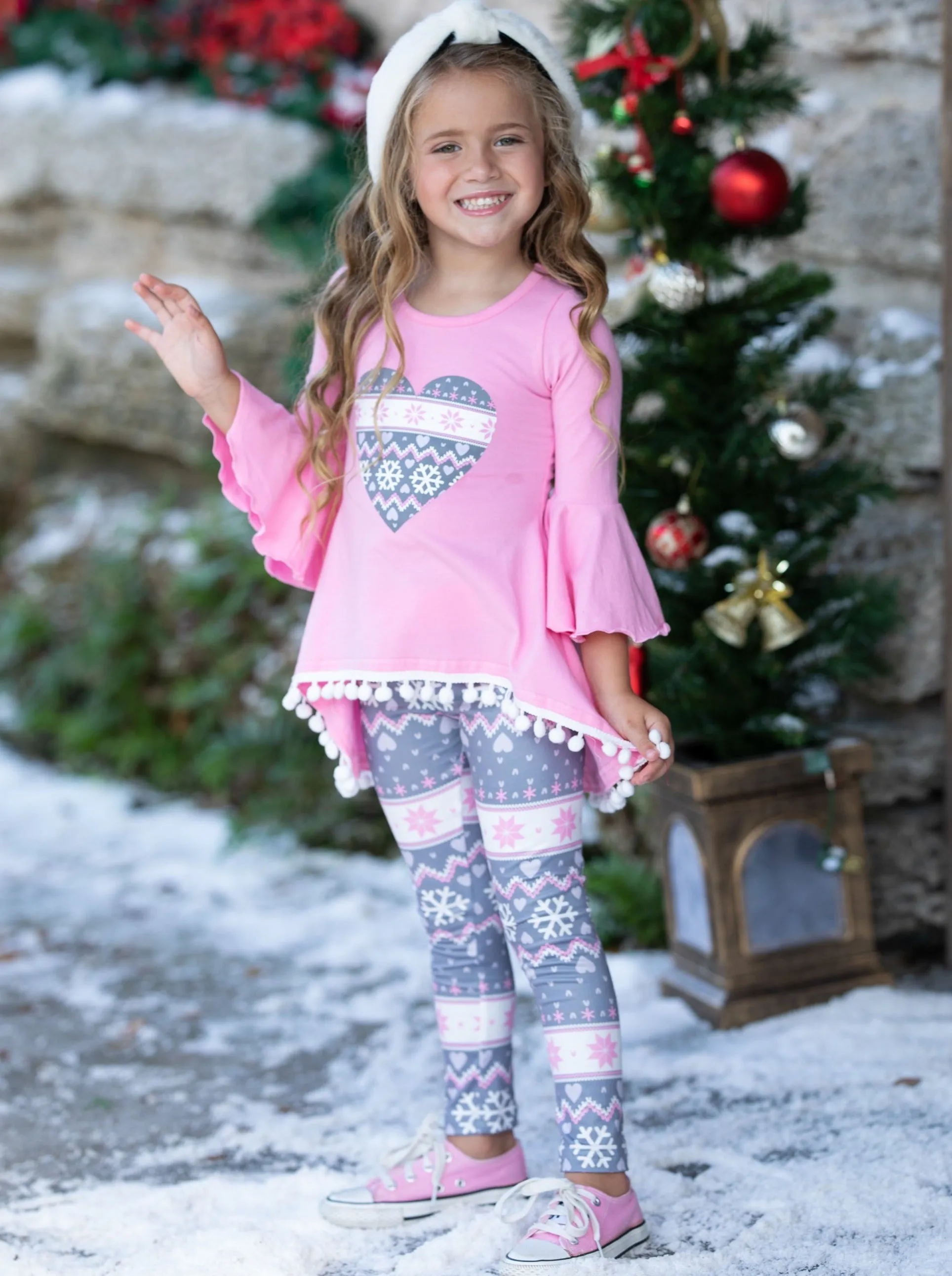 Winter Legging Set with Cozy Print