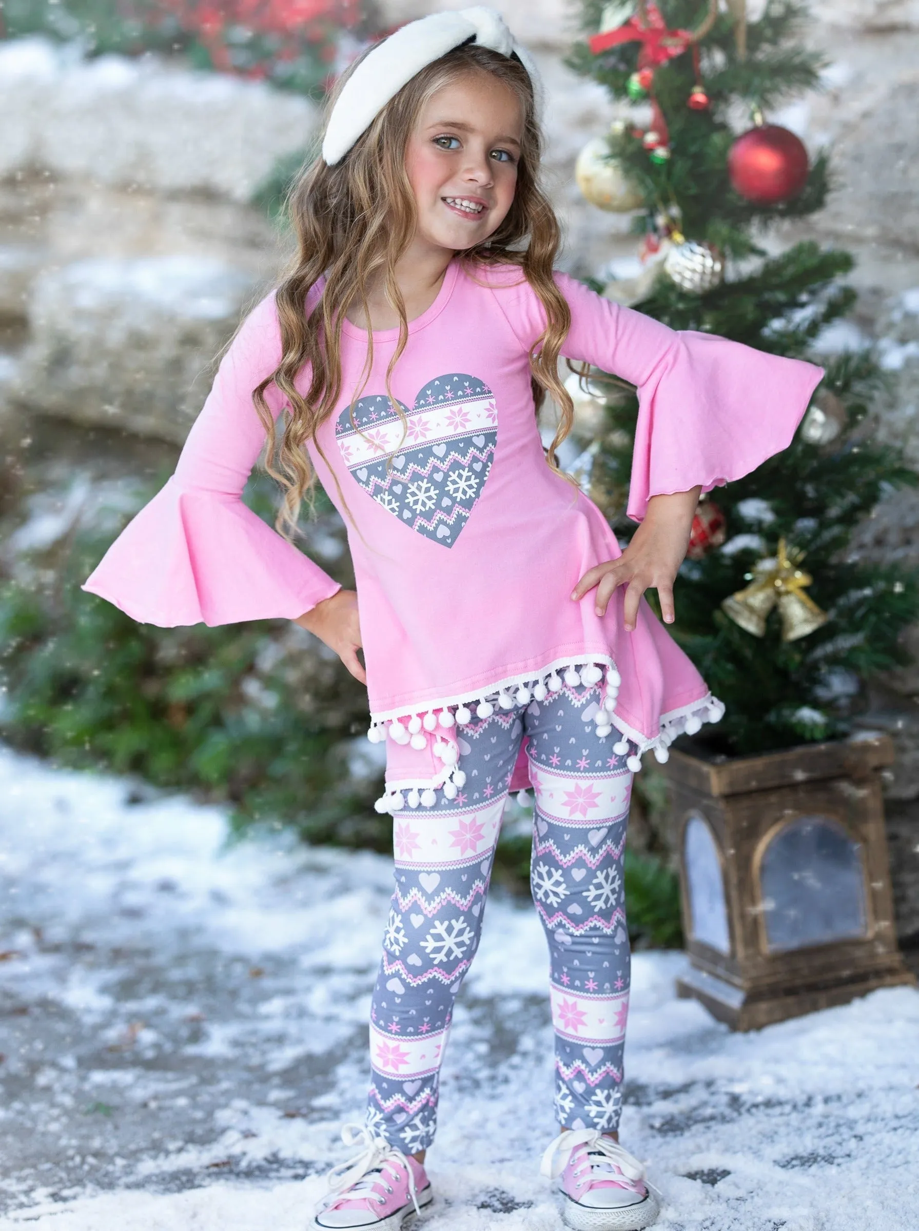 Winter Legging Set with Cozy Print