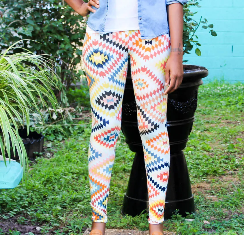 Women's Tribal Print Leggings