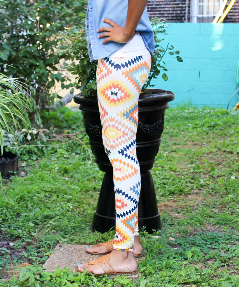 Women's Tribal Print Leggings