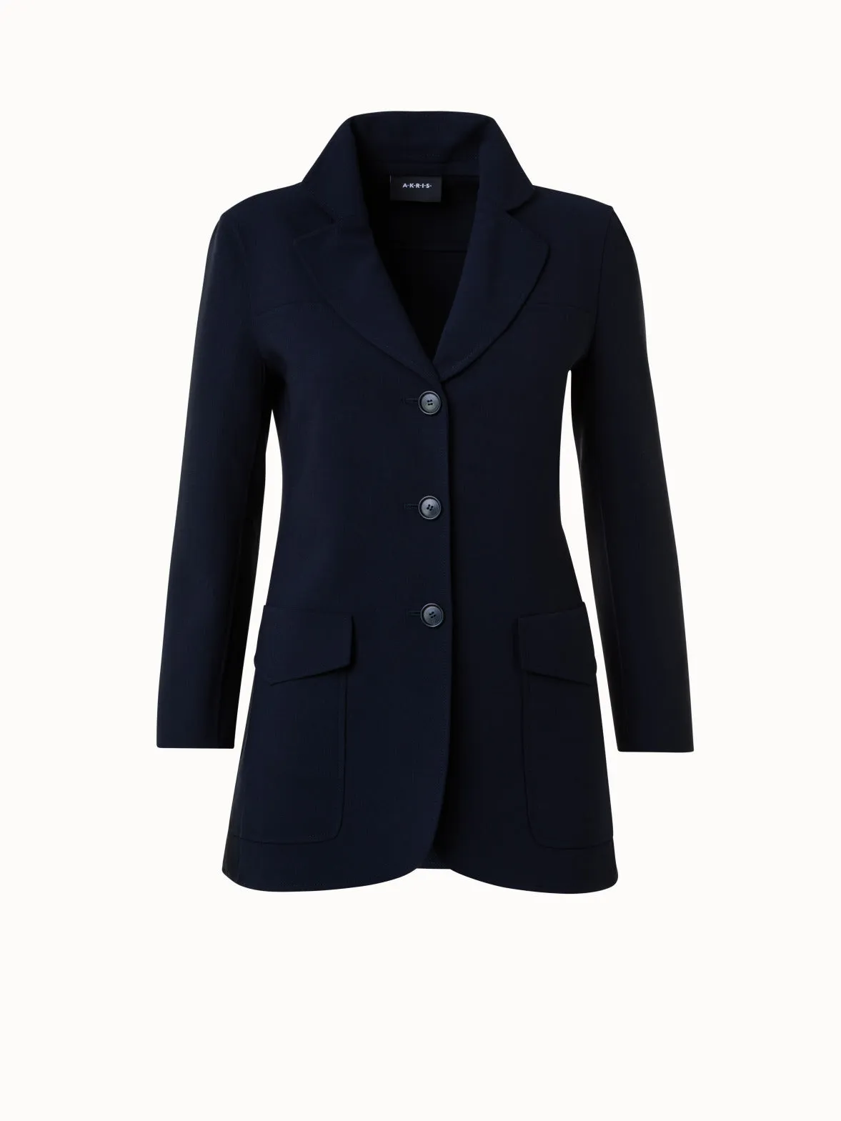 Double-Face Wool Stretch Jacket