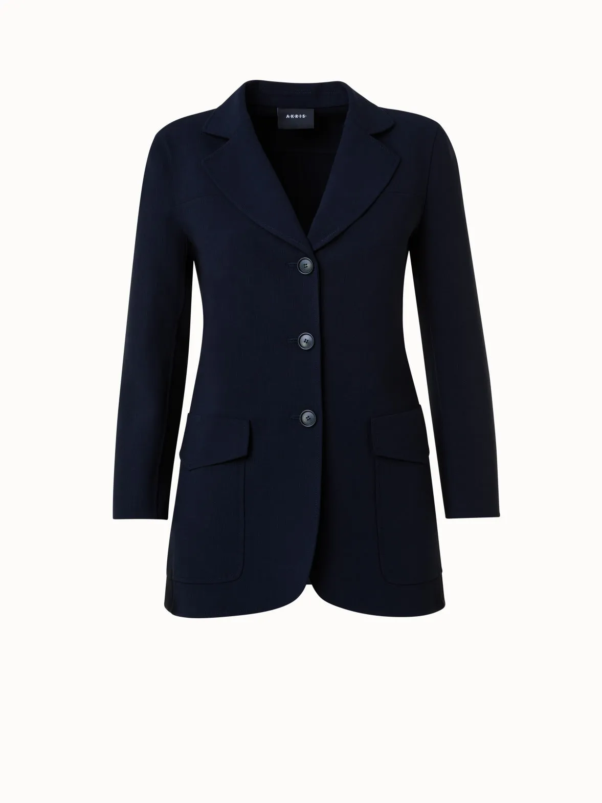 Double-Face Wool Stretch Jacket