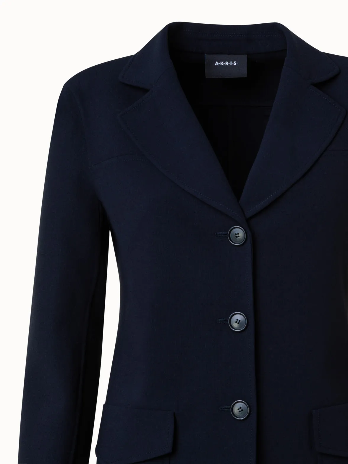 Double-Face Wool Stretch Jacket