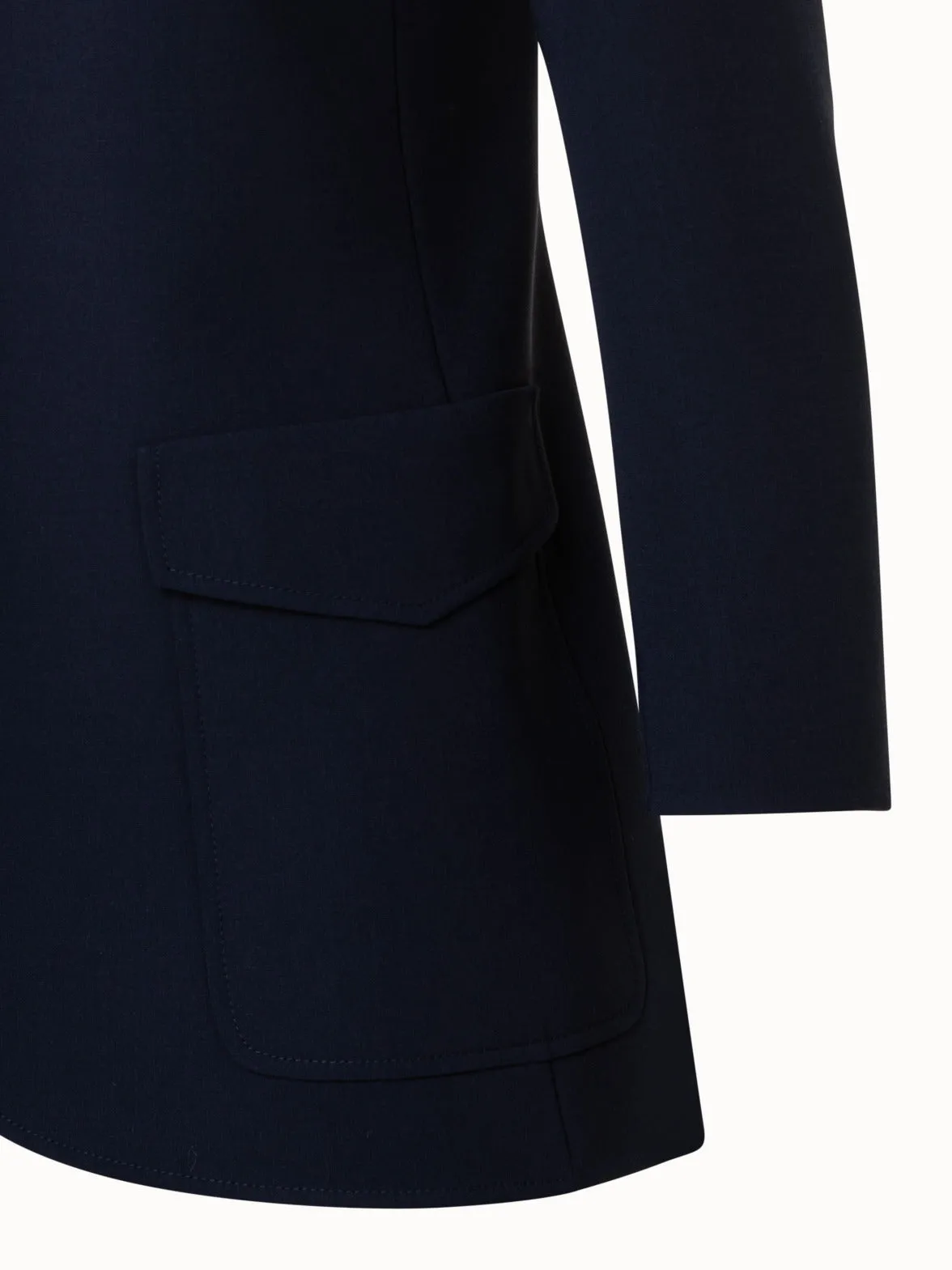 Double-Face Wool Stretch Jacket